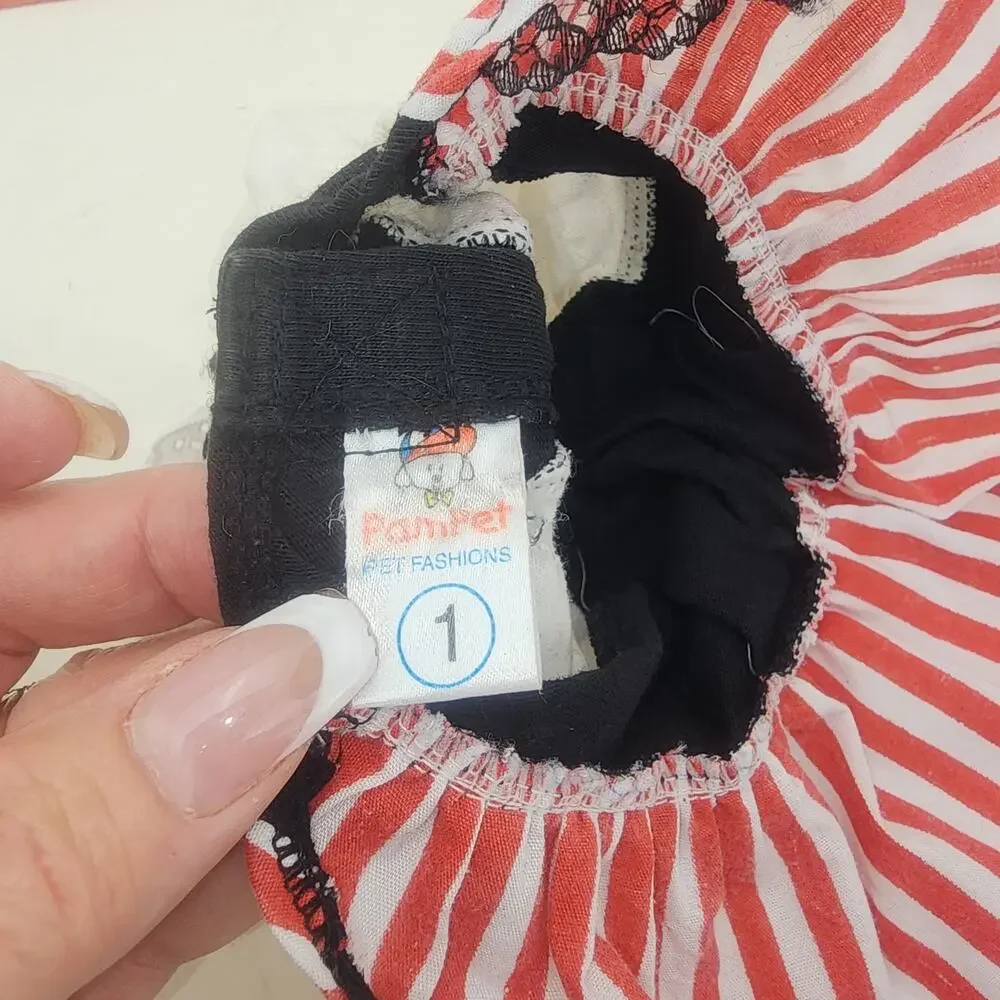 Dog pirate costume XS